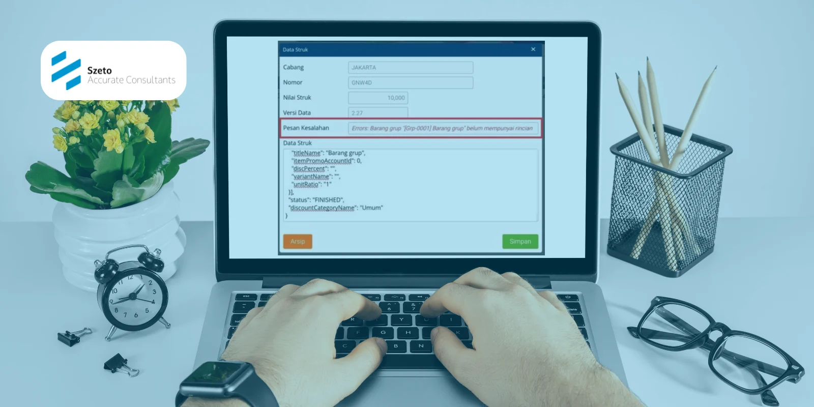 Error Barang Grup Belum Memiliki Rincian di Accurate POS