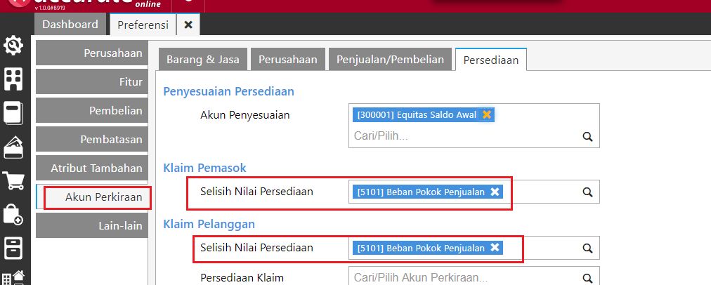 Error Beban Penjualan Sebagai Induk Akun di Accurate Online
