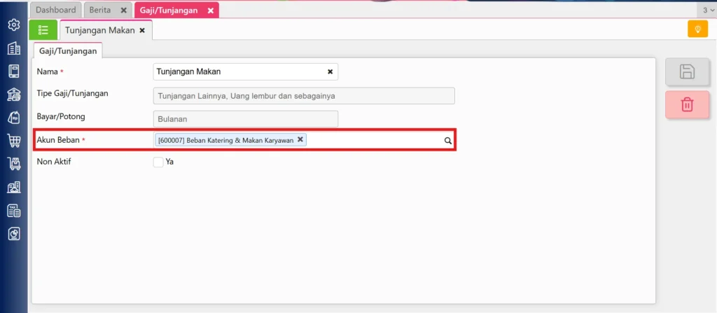 Error Hapus Akun Perkiraan Accurate Karena Sudah Digunakan 3