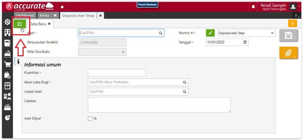 Error Hapus Transaksi Proses Akhir Bulan di Accurate Online
