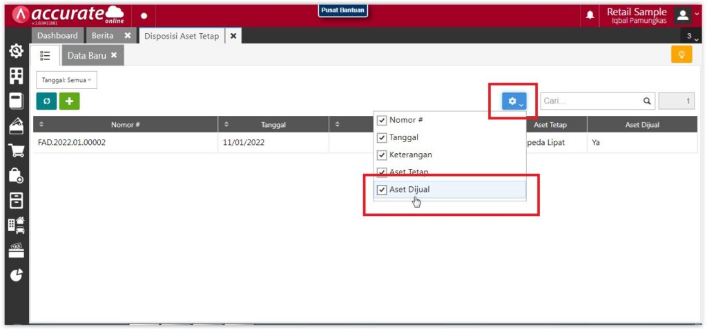 Error Hapus Transaksi Proses Akhir Bulan di Accurate Online