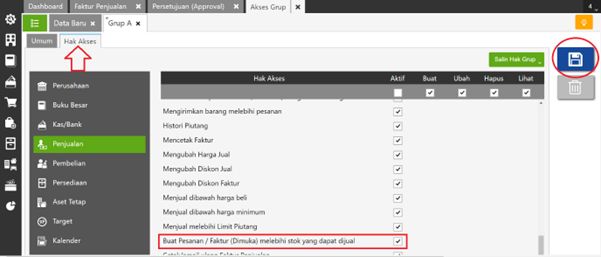 Error Persetujuan Faktur Penjualan di Accurate Online