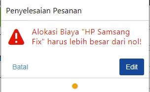 Error Saat Menyimpan Transaksi Pesanan di Accurate Online