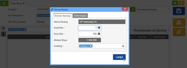 Error Saat Menyimpan Transaksi Pesanan di Accurate Online