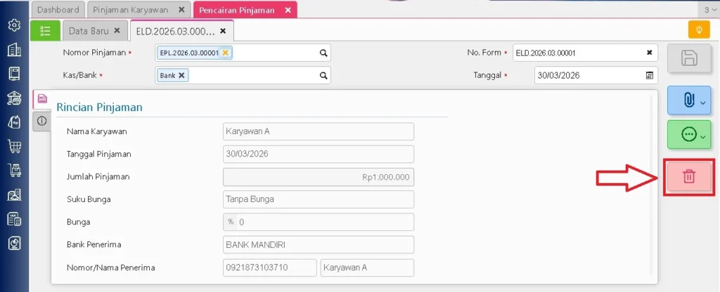 Error Tidak Bisa Hapus Pinjaman Karyawan Di Accurate Online 5