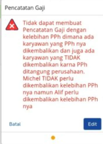 Error Tidak Dapat Membuat Pencatatan Gaji Di Accurate Online