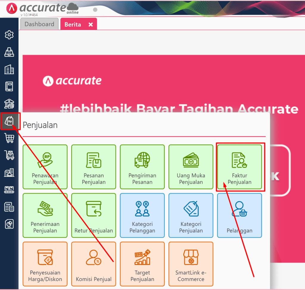Faktur Penjualan Tarik dari Pengiriman di Accurate Online