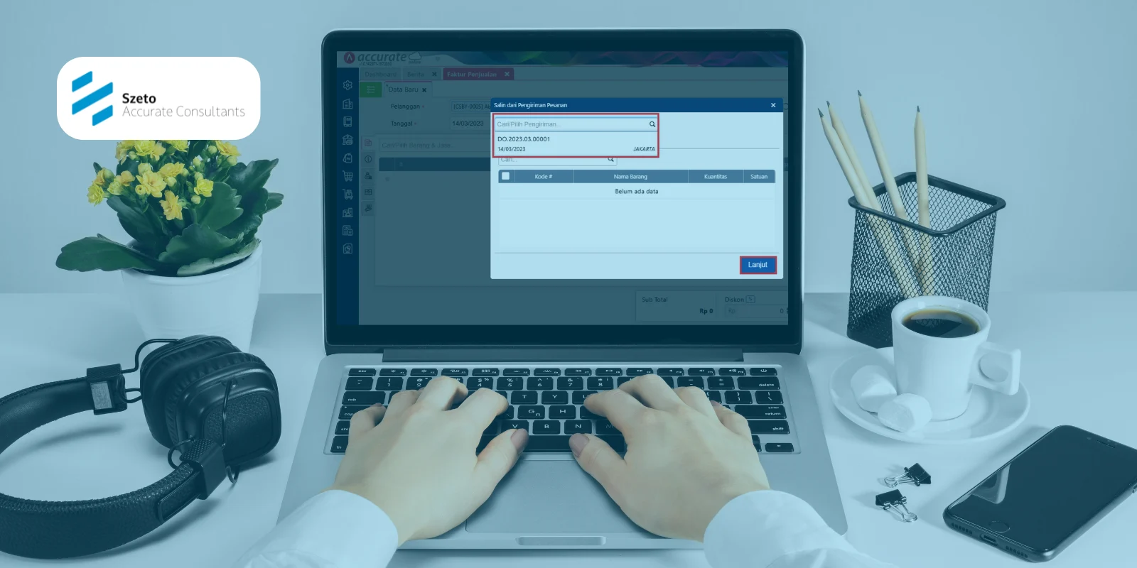 Faktur Penjualan Tarik dari Pengiriman di Accurate Online