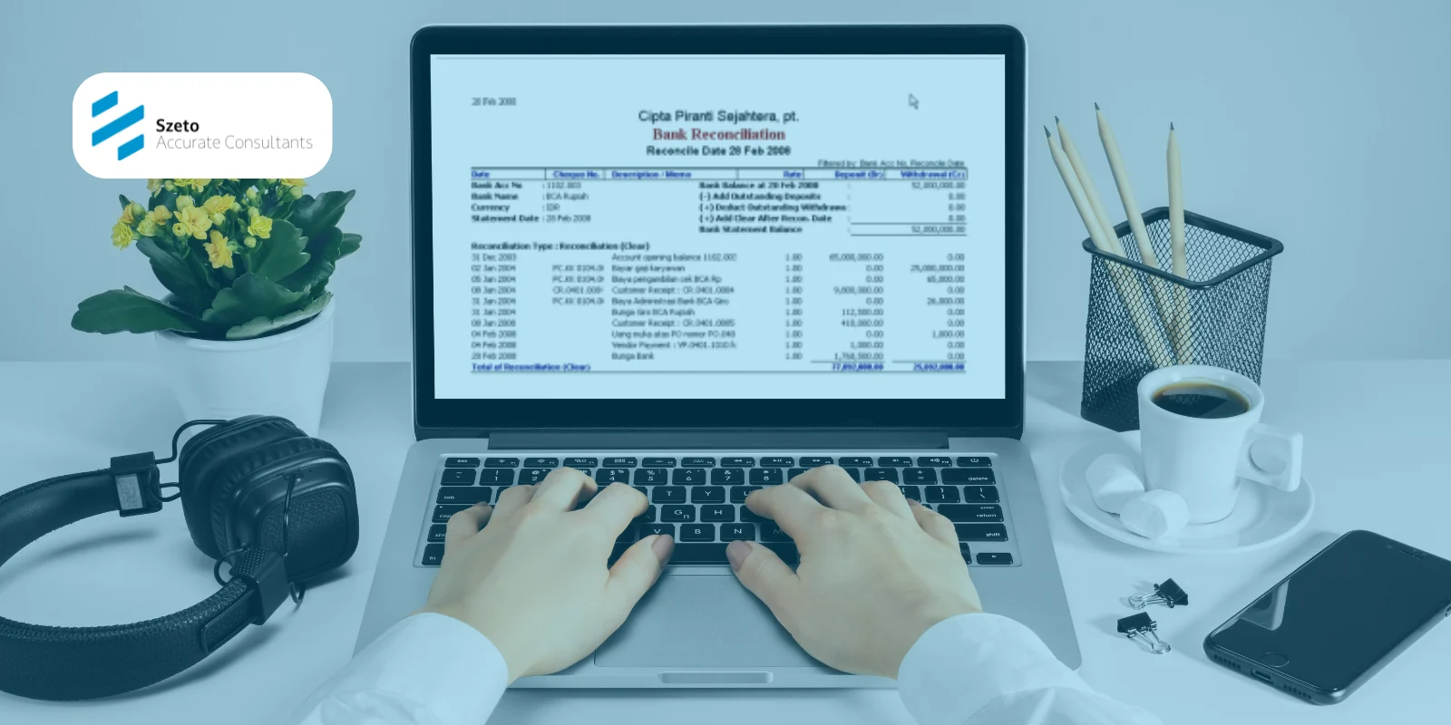 Formulir Rekonsiliasi Bank (Bank Reconcile) di Accurate 5