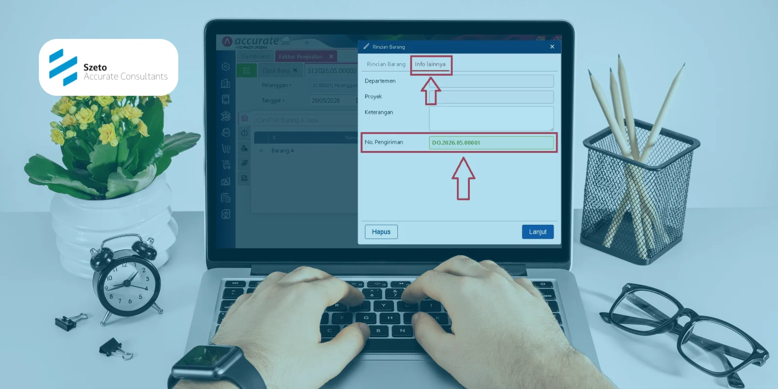 Impor Faktur Penjualan Pengiriman Pesanan di Accurate Online