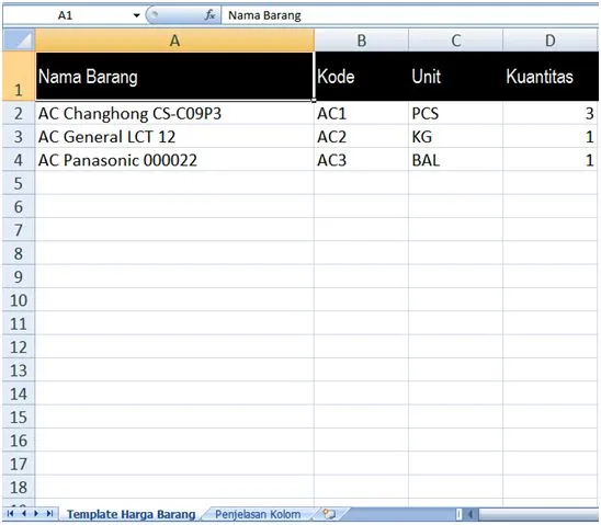 Impor Hasil Stock Opname dari File Excel di Accurate Online
