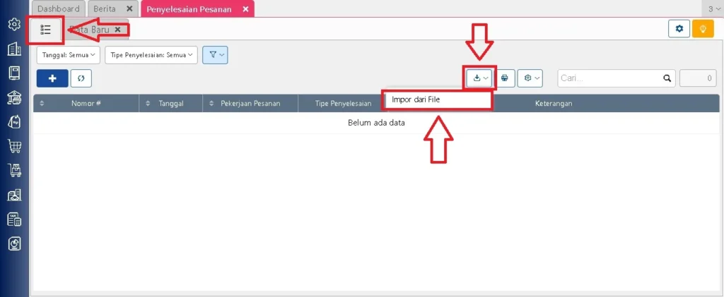Impor Penyelesaian Pesanan Dengan Excel Di Accurate Online 2