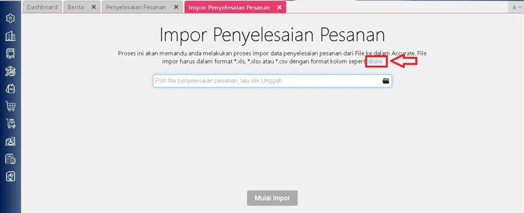 Impor Penyelesaian Pesanan Dengan Excel Di Accurate Online 3