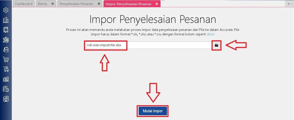 Impor Penyelesaian Pesanan Dengan Excel Di Accurate Online 5