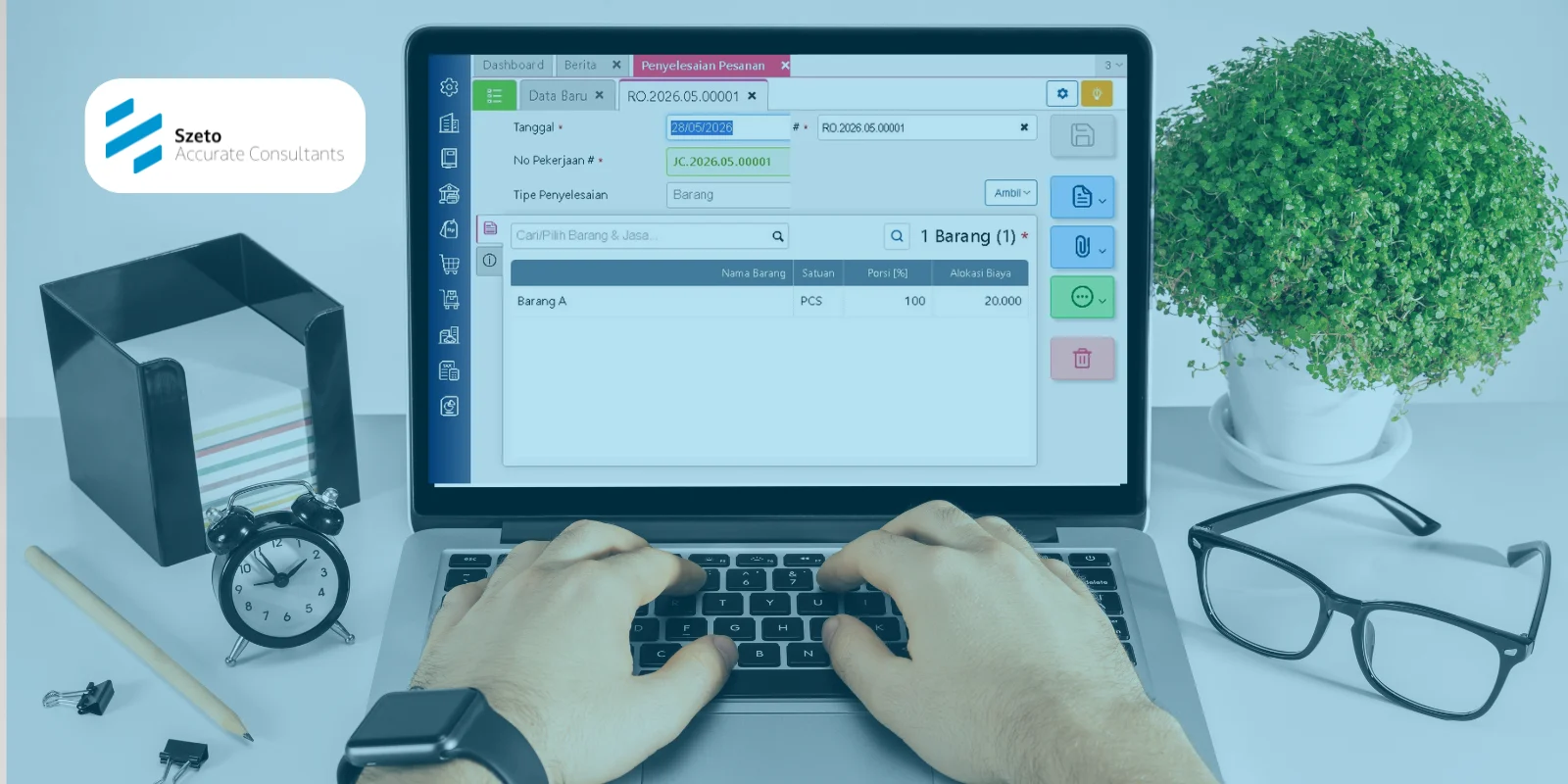 Impor Penyelesaian Pesanan dengan Excel di Accurate Online