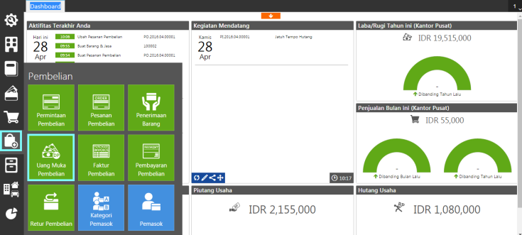 Input Saldo Awal Uang Muka Pembelian di Accurate Online