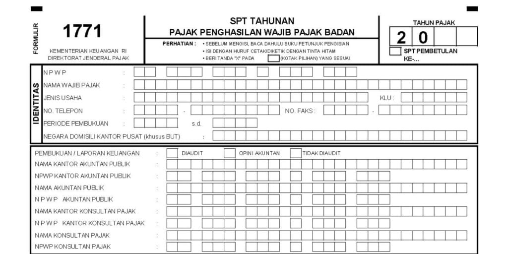 Jenis dan Bentuk SPT Tahunan