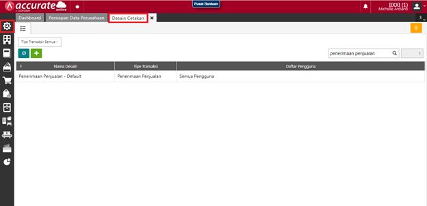 Kolom Terhutang di Penerimaan Penjualan Accurate Online