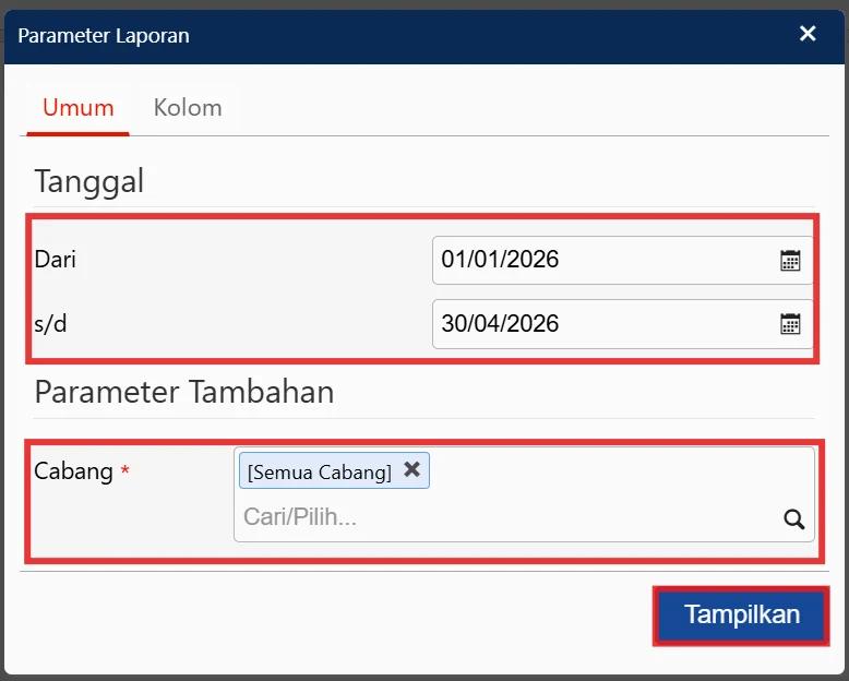 Laporan Rincian Piutang Kepada Pelanggan Di Accurate Online 3