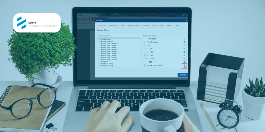 Laporan Rincian Umur Riil Persediaan pada Accurate Online