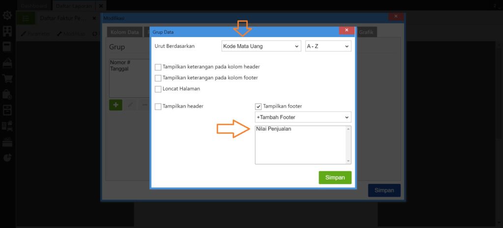 Laporan dari Nilai Penjualan Bulan Ini di Accurate Online