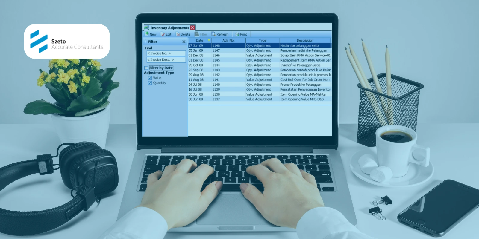 Membatalkan Aktivitas Inventory Adjustment di Accurate