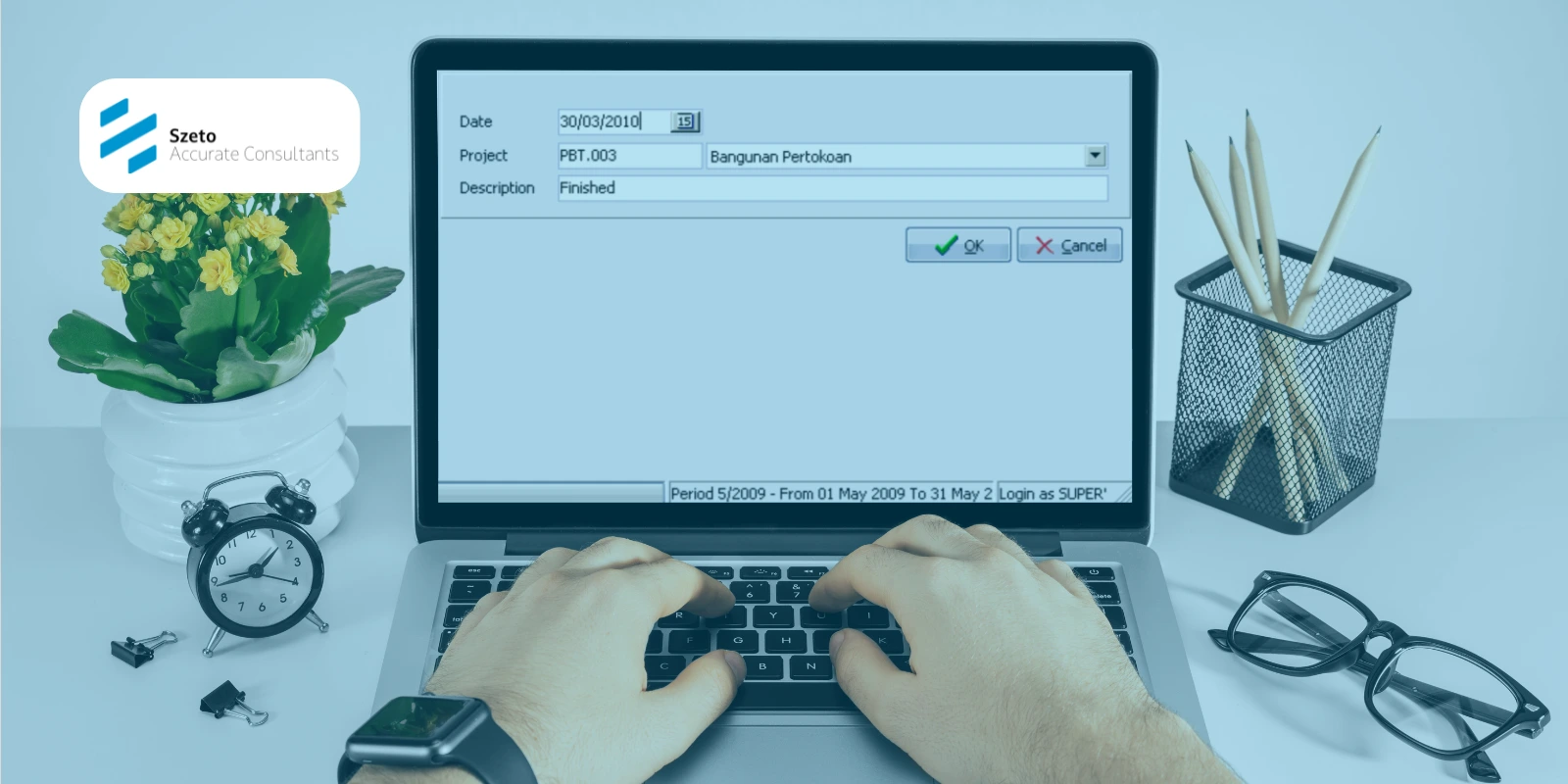 Membuat Penyelesaian Proyek [Project Ending] di Accurate
