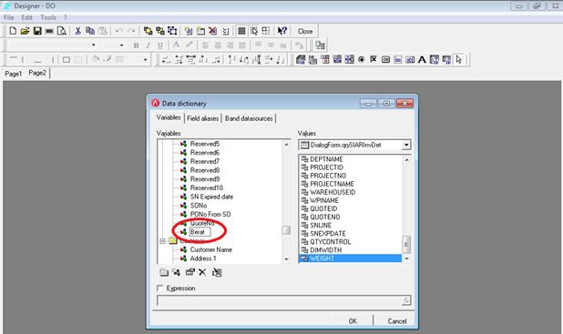 Menampilkan Informasi Berat pada Detail Barang Accurate