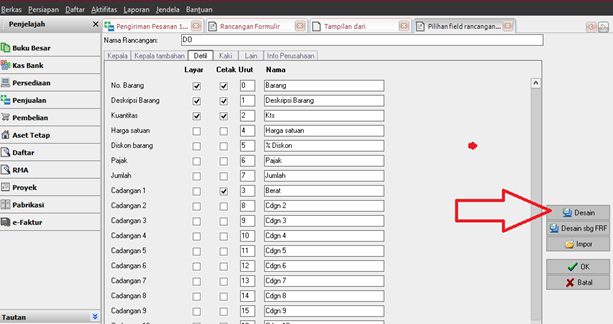 Menampilkan Informasi Berat pada Detail Barang Accurate