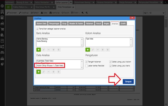 Menampilkan Rumus Skrip Harga Satuan di Accurate Online