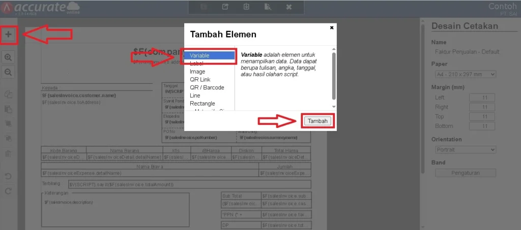 Menampilkan Status Lunas Di Faktur Penjualan Accurate Online 4