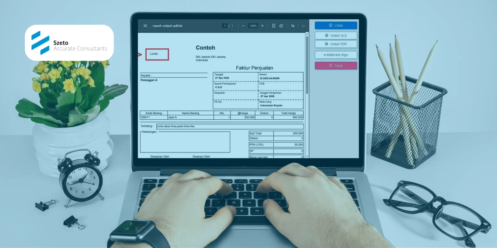Menampilkan Status Lunas di Faktur Penjualan Accurate Online