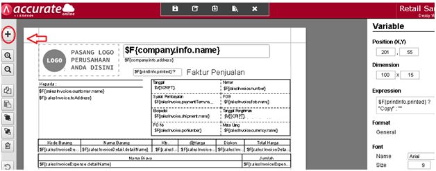 Menampilkan Tulisan “Copy” di Cetakan Ke Accurate Online
