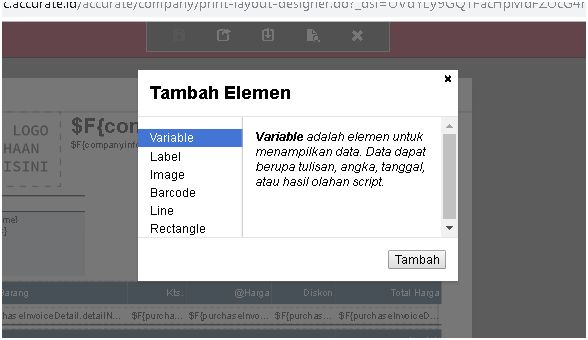 Menampilkan Tulisan “Copy” di Cetakan Ke Accurate Online