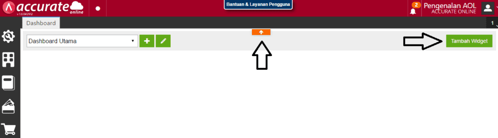Menampilkan Widget Pengingat Piutang di Accurate Online