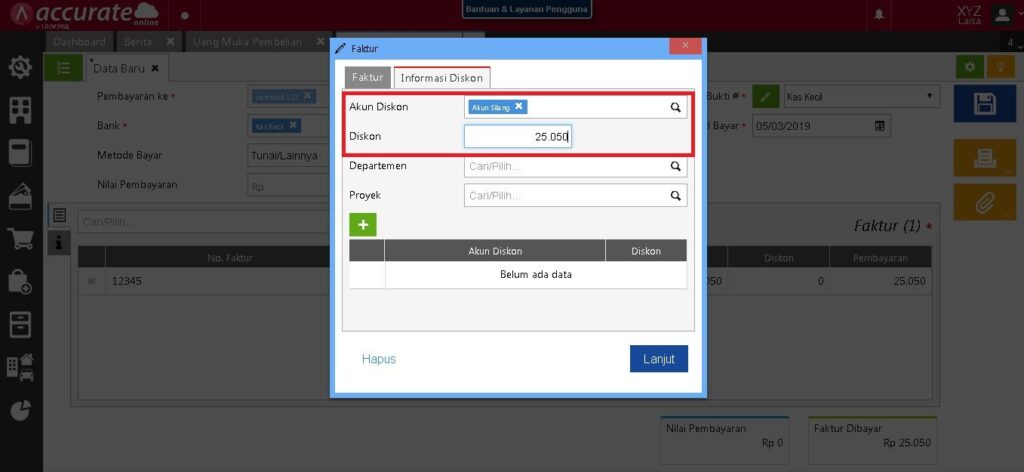 Mencatat Kelebihan Pembayaran Pembelian di Accurate Online