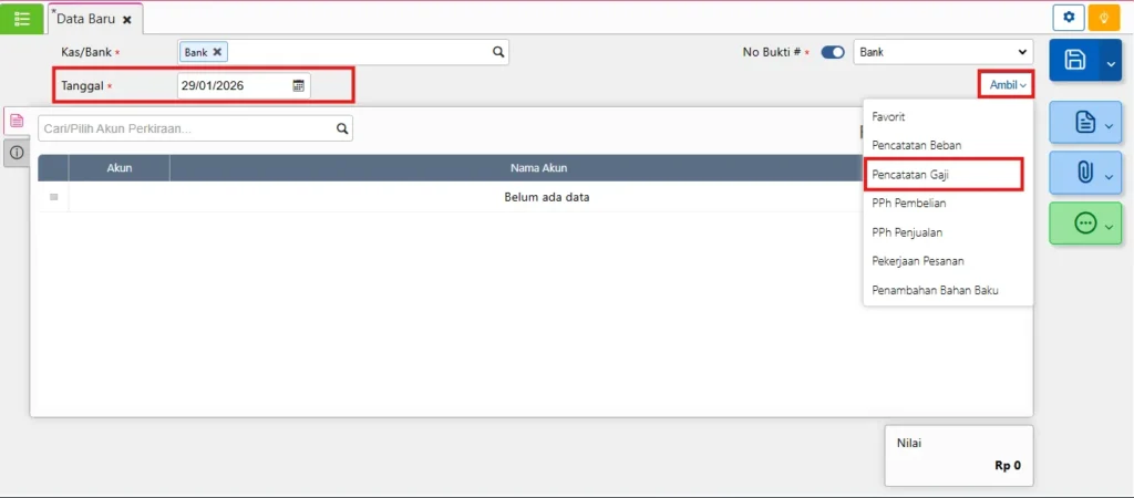 Mencatat Pembayaran Bpjs Di Awal Bulan Pada Accurate Online 9