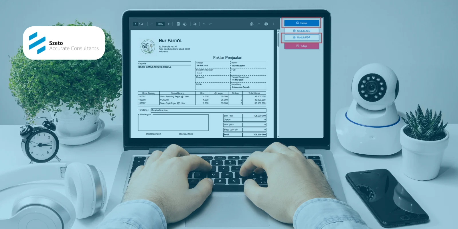 Mencetak Faktur Penjualan Secara Masal di Accurate Online