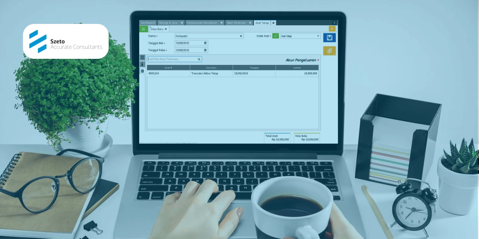 Mengakui Persediaan sebagai Aset Tetap di Accurate Online