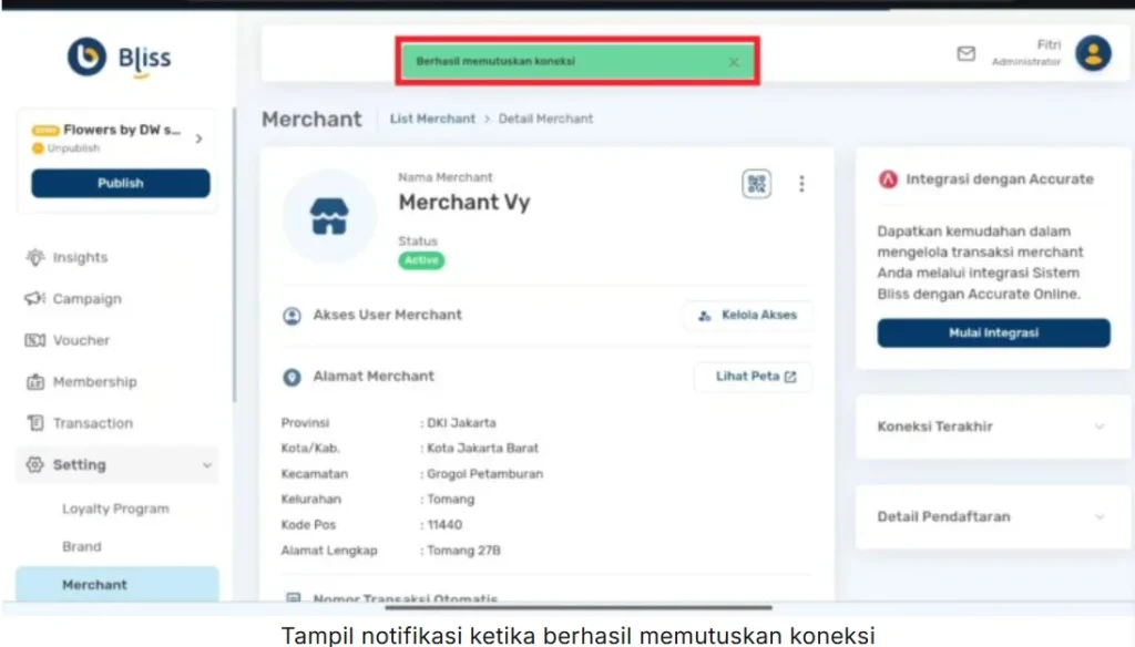 Mengatasi Error Saat Integrasi Accurate Online Dengan Bliss 6