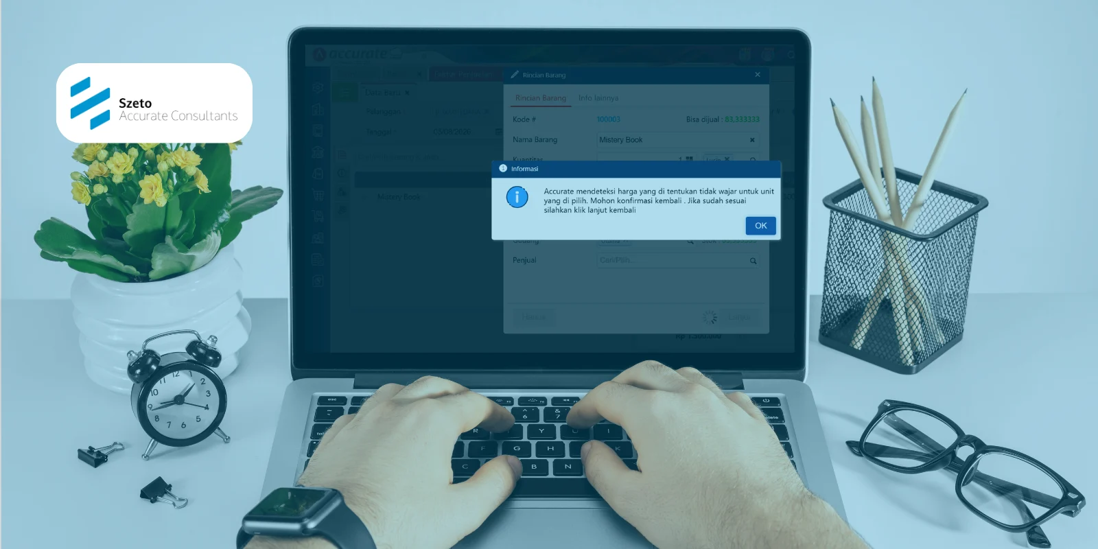 Mengatasi Notifikasi “Accurate Mendeteksi Harga Tidak Wajar”