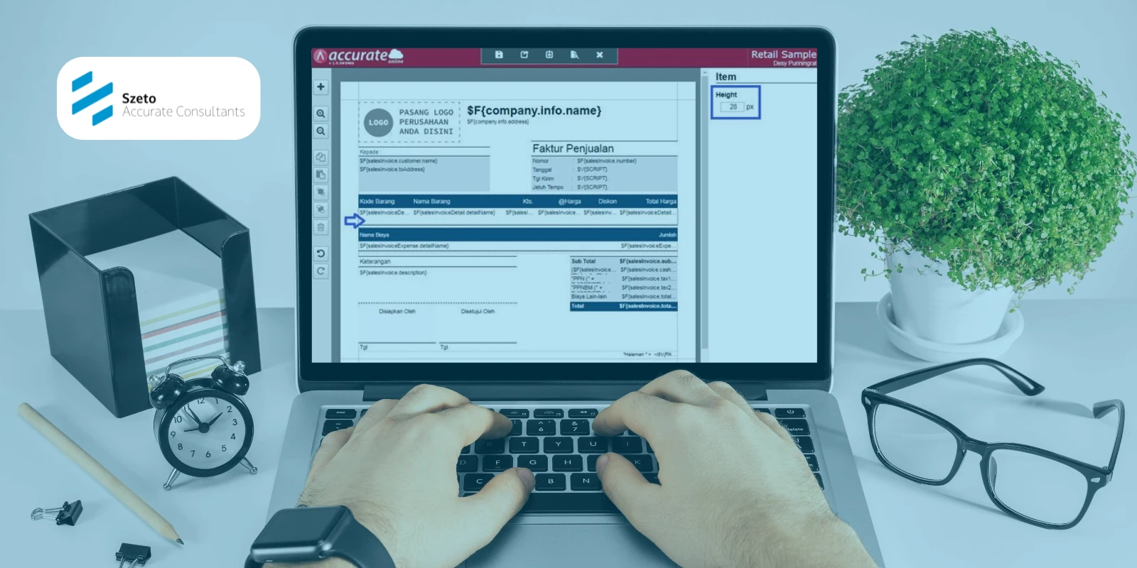 Mengatur Spasi di Detail Barang dan Jasa Accurate Online