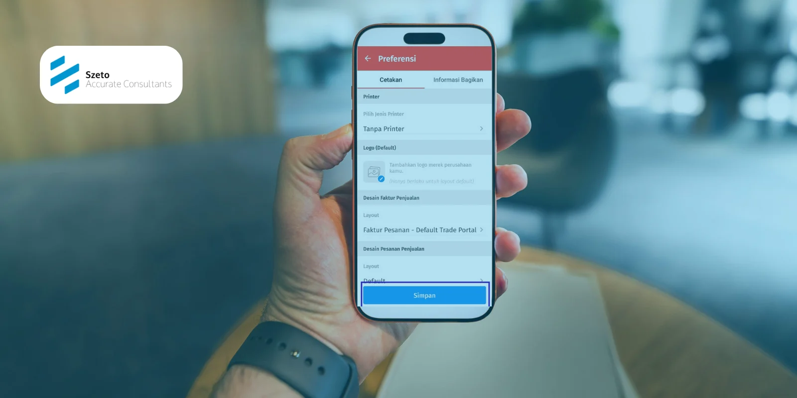 Mengatur/Memilih Desain Cetakan Transaksi di Accurate Lite