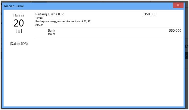 Mengembalikan Overpay ke Pelanggan pada Accurate Online