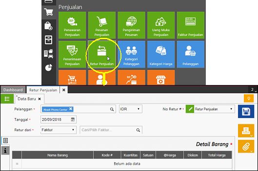 Mengembalikan Uang Muka Penjualan Pembelian di Accurate