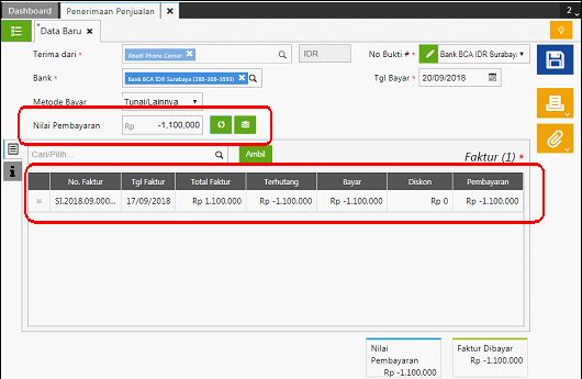 Mengembalikan Uang Muka Penjualan Pembelian di Accurate