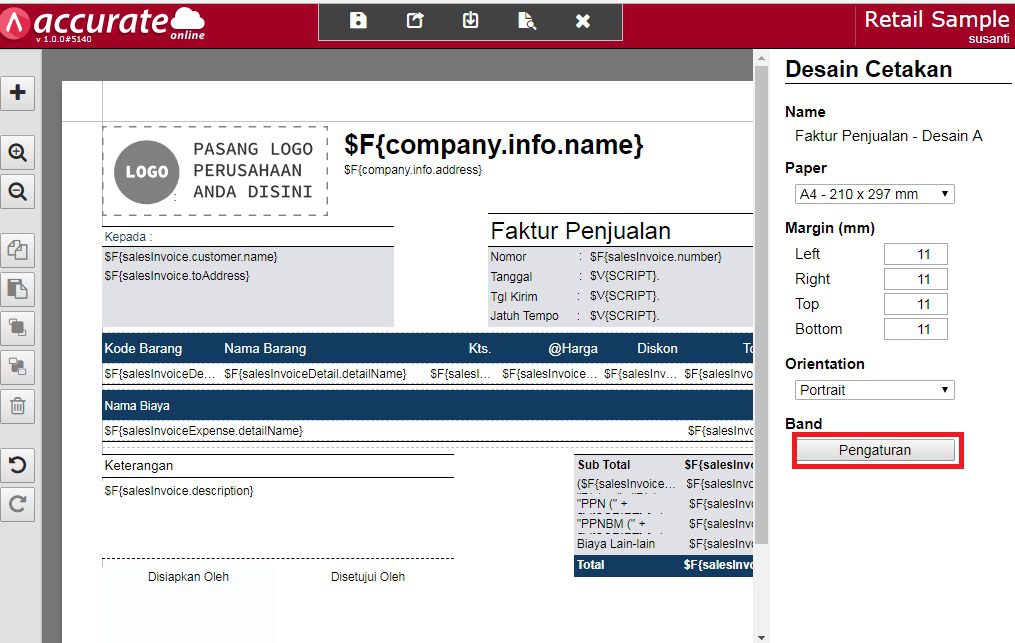 Menggabungkan Detail Barang Jadi Baris di Accurate Online
