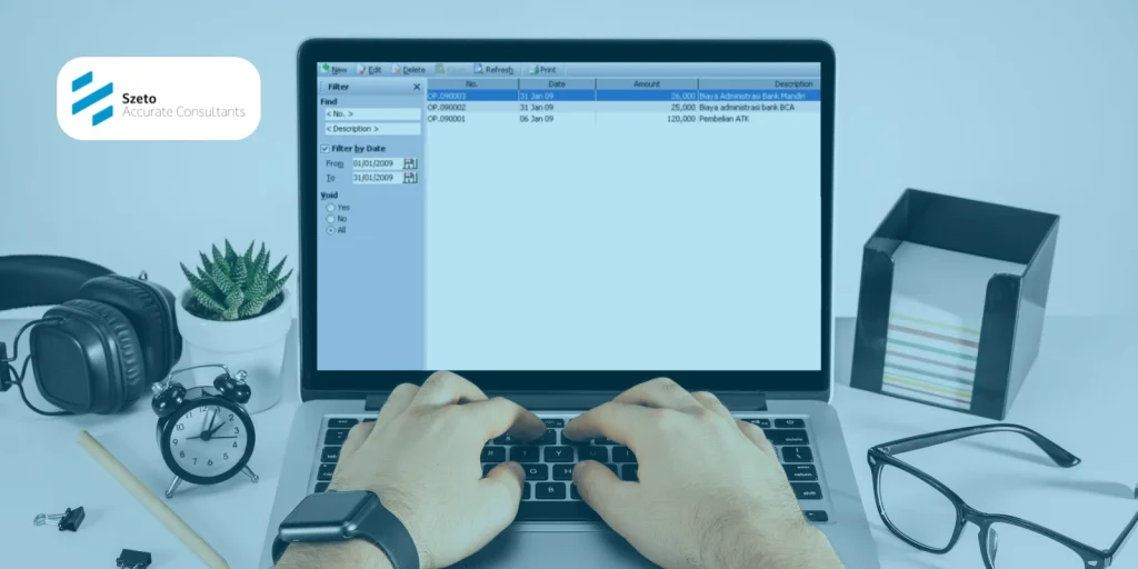 Mengubah dan Menghapus Formulir Payment di Accurate