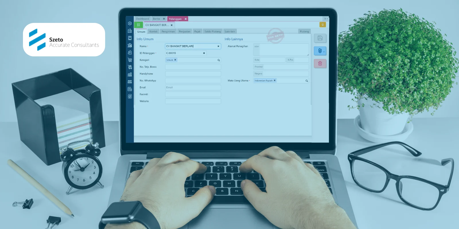 Menonaktifkan Pelanggan Sekaligus Banyak di Accurate Online