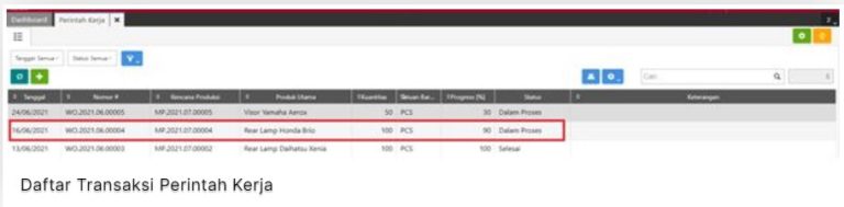 Menutup Perintah Kerja Belum Selesai di Accurate Online